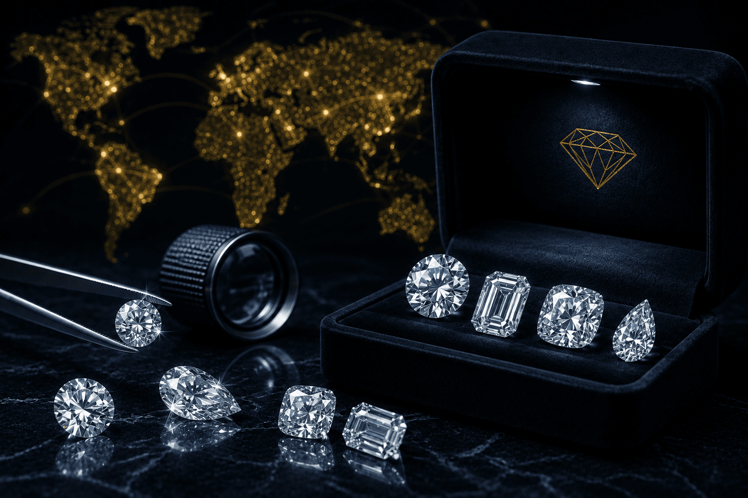Investment diamonds by LIDYA JEWELRY