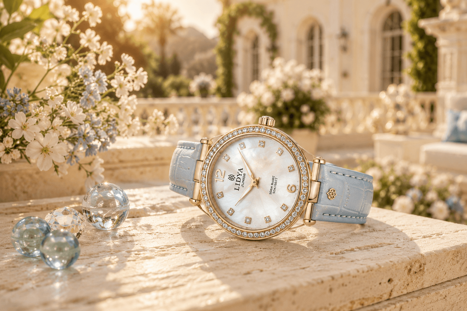 Children's first watch in a refined setting