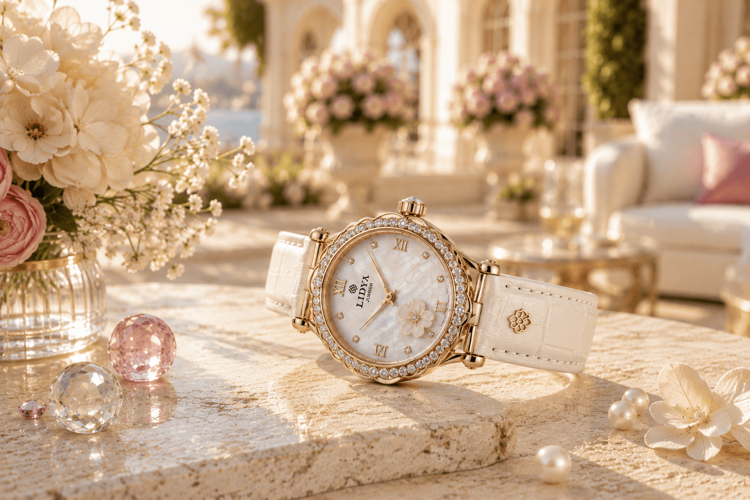 Pastel coloured children's watch