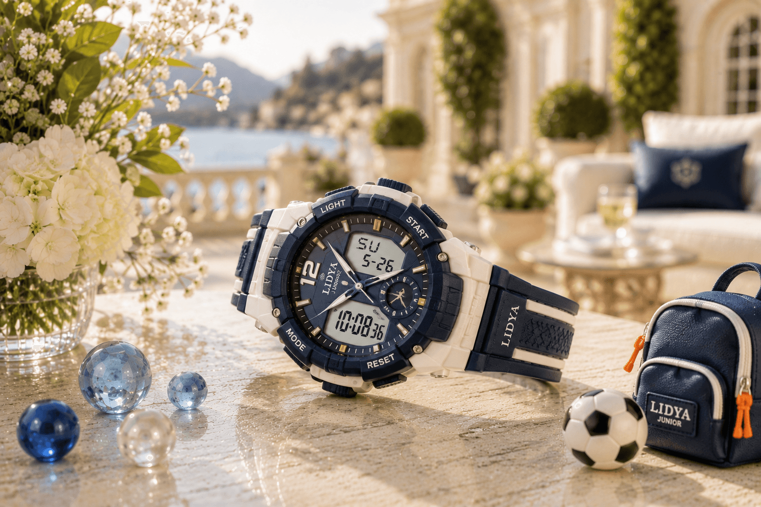 Sport-inspired children's watch