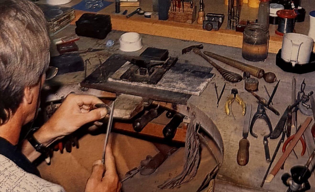 Goldsmith at work