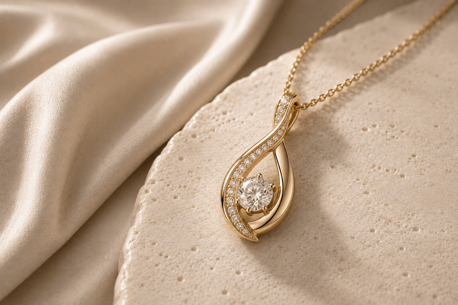Elegant gold pendant from the Signature Style collection
