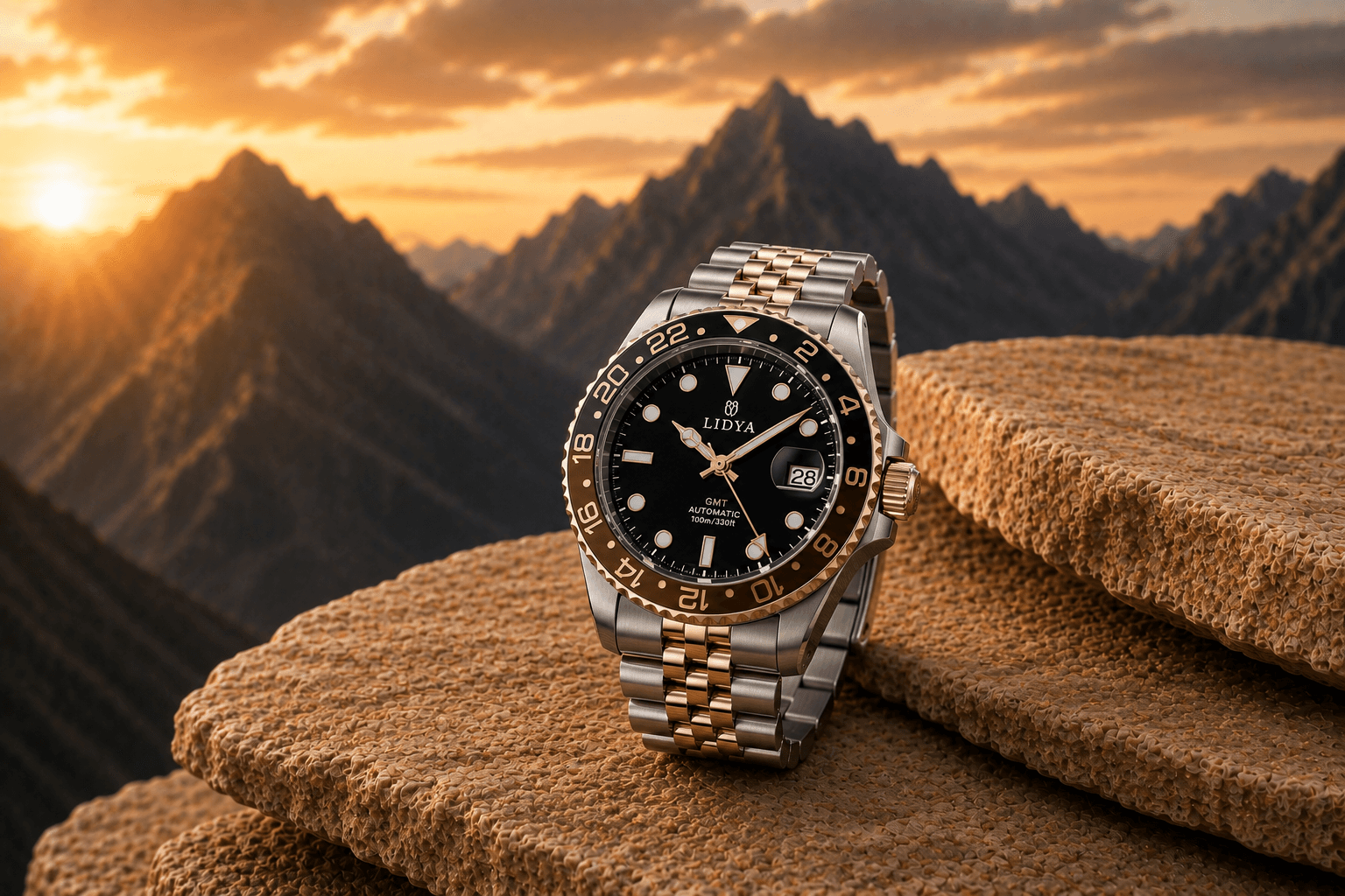 Elegant men's everyday luxury watch