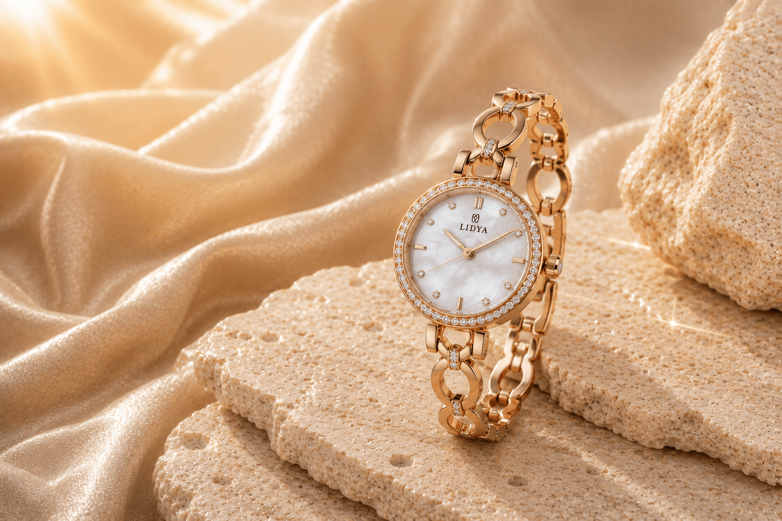 Jewellery-inspired women's luxury watch