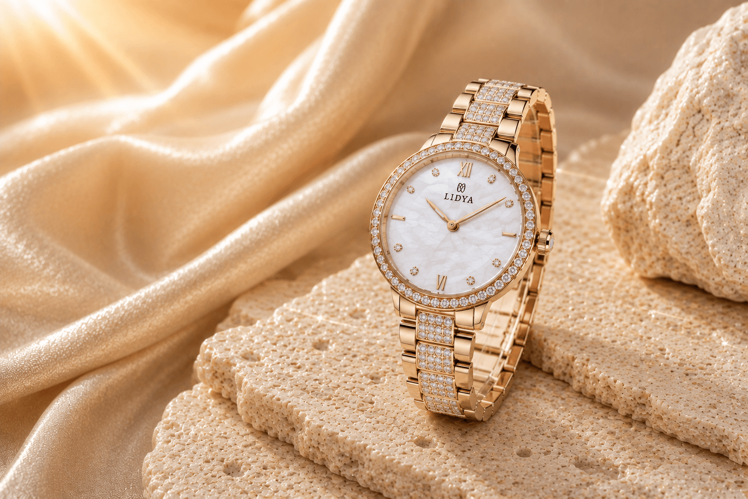 Women's steel watch with timeless proportions