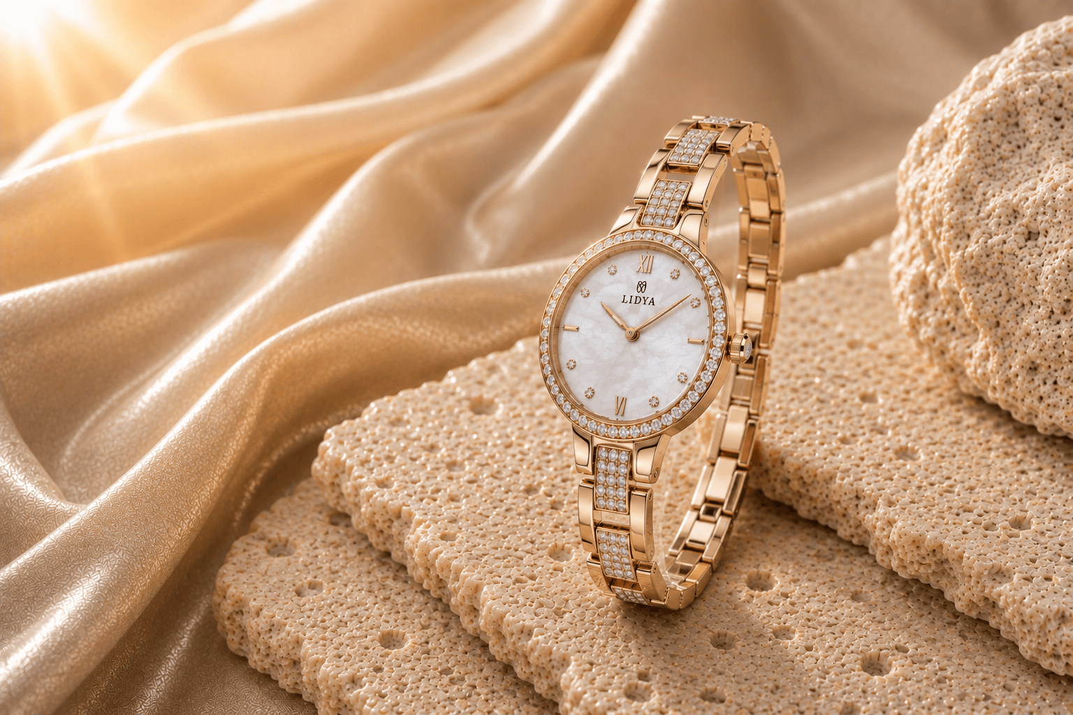 Women's watch with distinctive signature details